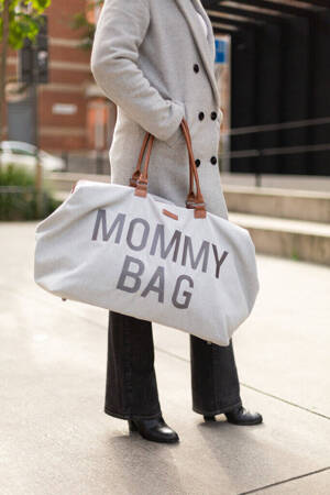 Childhome Torba Mommy bag Kanwas Szara