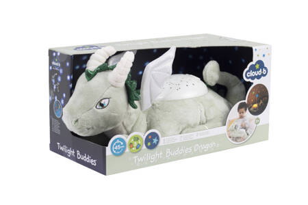 Cloud b® Twilight Buddies™ Pluszowy projektor dla dzieci - przyjaciel do snu - Smok