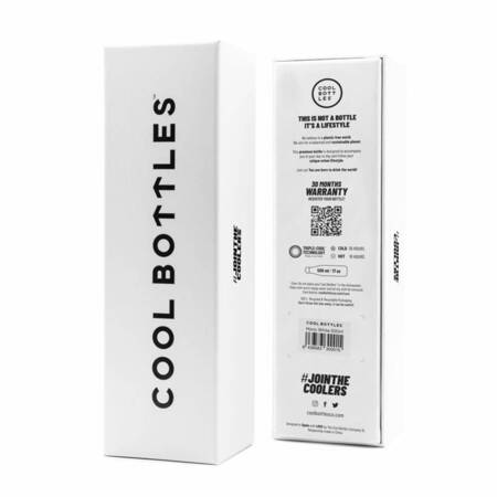 Cool Bottles Butelka termiczna 500 ml Triple cool Pastel Grey