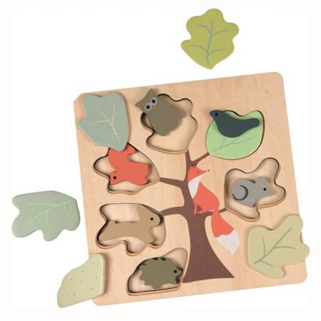 Drewniane puzzle Lisek | Egmont Toys®