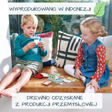 Drewniany terminal płatniczy z akcesoriami, Tender Leaf Toys