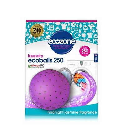 Ecozone - Ecoballs kule piorące na 250 prań, MIDNIGHT JASMINE - zapach jaśminu