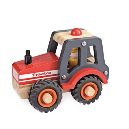 Egmont Toys - Drewniany traktor - ciągnik