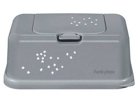 FUNKYBOX - Pojemnik na chusteczki - Grey Little Stars 
