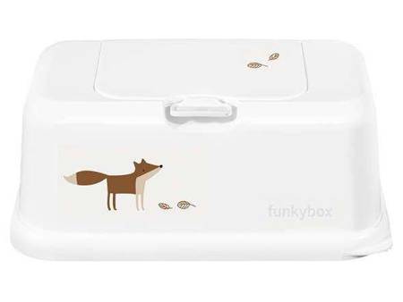 FUNKYBOX - Pojemnik na chusteczki - White Funky Fox 