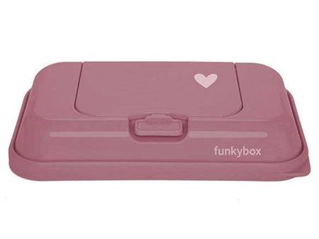 Funkybox - Pojemnik na Chusteczki To Go, Punch Pink Little Heart