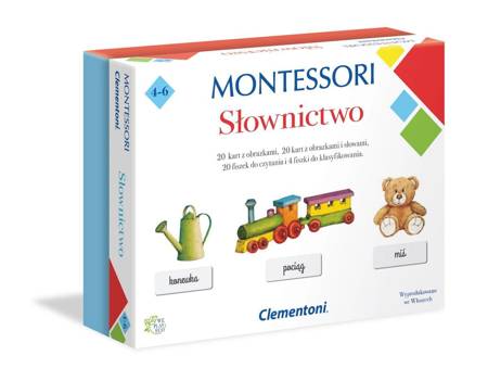 Gry Edukacyjne - Montessori Słownictwo, Clementoni