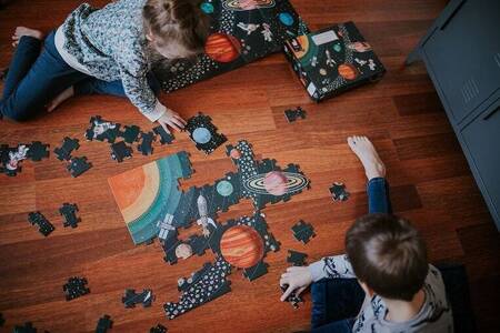 Janod - Puzzle edukacyjne Układ słoneczny 100 elementów 5+