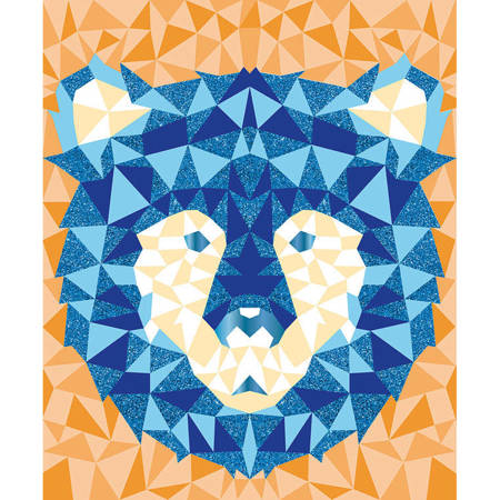 Janod - Zestaw kreatywny Mozaika Leśne zwierzęta Misterix 7+