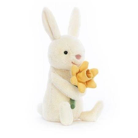 JellyCat - Bobbi Króliczek z żonkilem 18cm