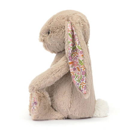 JellyCat - Króliczek z Kwiecistymi Uszami Beżowy „Petal” 31 cm