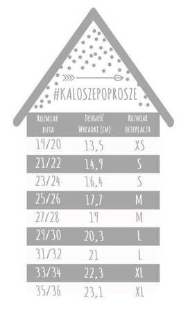 KaloszePoprosze - Ocieplacz polarowy czekoladowy