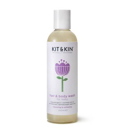 Kit and Kin - Organiczny Żel do Mycia 2w1 do Ciała i Włosów Maluszka, 250ml