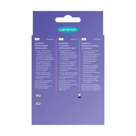 Lansinoh - Soothies Retail - Żelowe kompresy chłodzące 2 szt.
