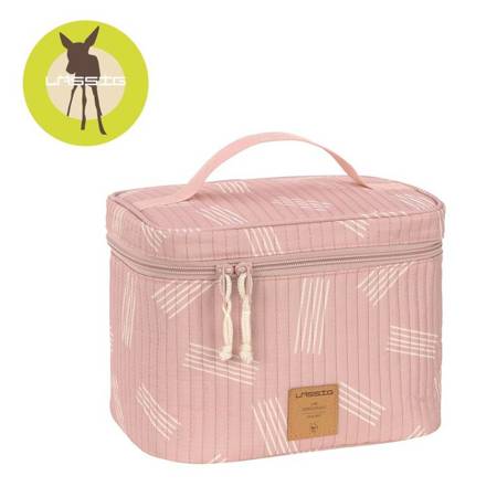 Lassig Casual Label Kosmetyczka Kuferek  podróżny na akcesoria Soft Stripes rose