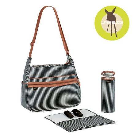 Lassig Marv Torba z akcesoriami Urban bag Pinstripe anthracite