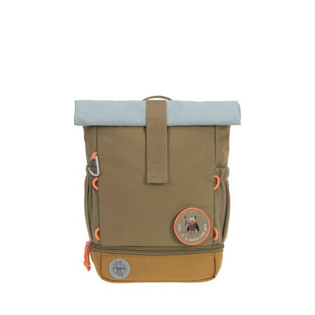 Lassig Plecak mini rolltop Nature oliwkowy