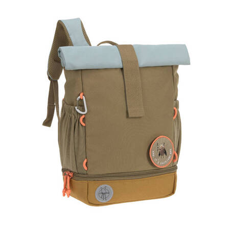 Lassig Plecak mini rolltop Nature oliwkowy