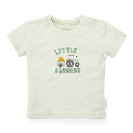 Little Dutch T-shirt z krótkim rękawem Farm Green - 86 CL24021032