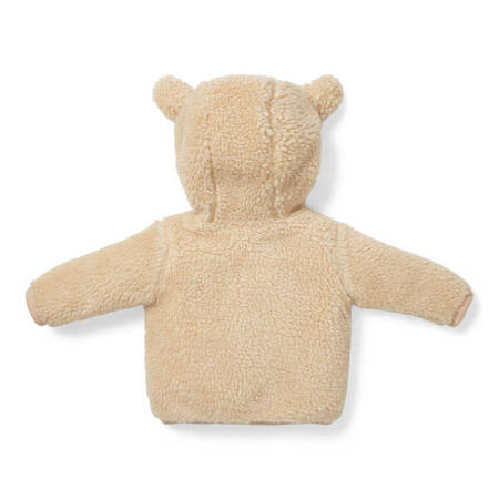 Little Dutch Zapinana bluza z kapturem Teddy - Baby Bunny Sand 80 CL25823621