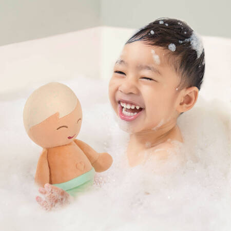 LullaBaby bath doll – lalka przytulanka DO KĄPIELI – CHŁOPIEC – blondyn