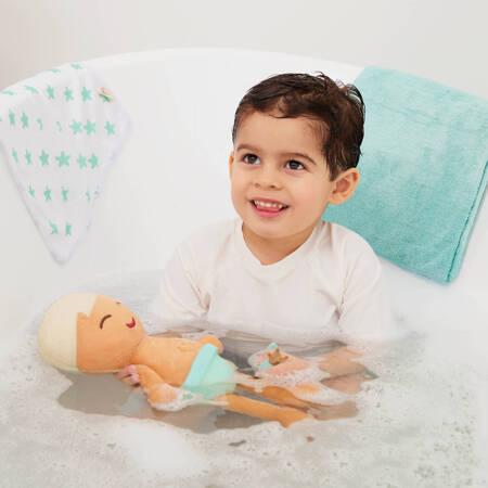 LullaBaby bath doll – lalka przytulanka DO KĄPIELI – CHŁOPIEC – blondyn