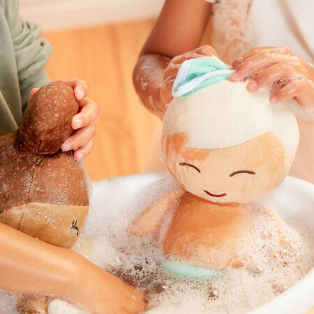 LullaBaby bath doll – lalka przytulanka DO KĄPIELI – CHŁOPIEC – blondyn