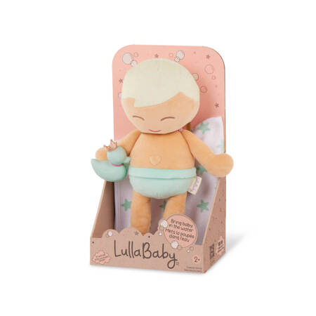 LullaBaby bath doll – lalka przytulanka DO KĄPIELI – CHŁOPIEC – blondyn