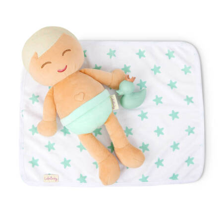 LullaBaby bath doll – lalka przytulanka DO KĄPIELI – CHŁOPIEC – blondyn