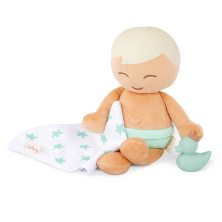 LullaBaby bath doll – lalka przytulanka DO KĄPIELI – CHŁOPIEC – blondyn