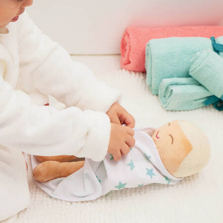 LullaBaby bath doll – lalka przytulanka DO KĄPIELI – CHŁOPIEC – blondyn