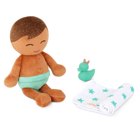 LullaBaby bath doll – lalka przytulanka DO KĄPIELI – CHŁOPIEC – szatyn