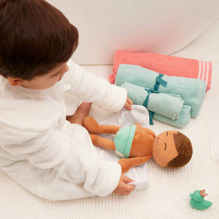 LullaBaby bath doll – lalka przytulanka DO KĄPIELI – CHŁOPIEC – szatyn