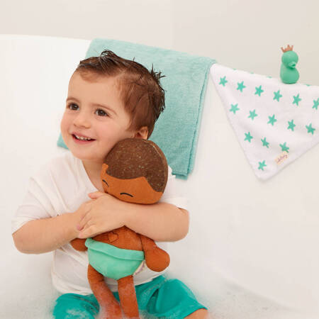 LullaBaby bath doll – lalka przytulanka DO KĄPIELI – CHŁOPIEC – szatyn