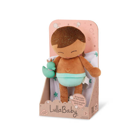 LullaBaby bath doll – lalka przytulanka DO KĄPIELI – CHŁOPIEC – szatyn