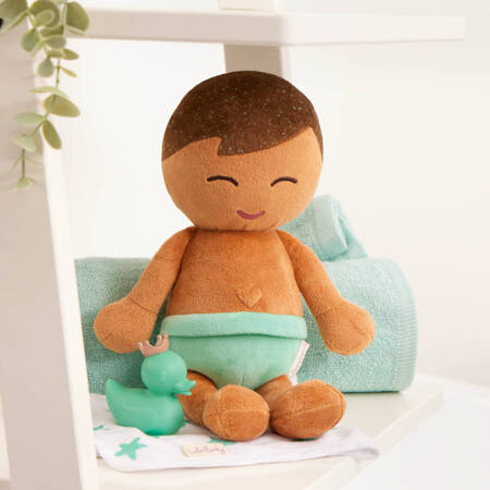 LullaBaby bath doll – lalka przytulanka DO KĄPIELI – CHŁOPIEC – szatyn