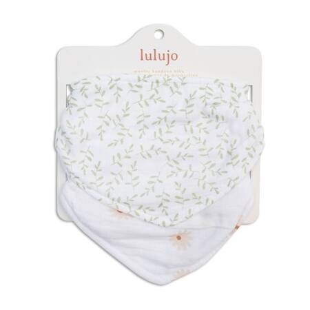 Lulujo Boho Śliniak Bandana 2 szt. Daisies