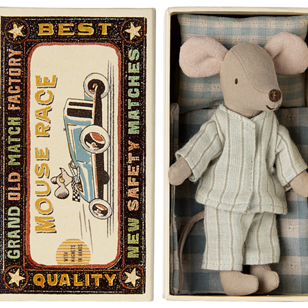 Maileg - Myszka Big brother mouse in matchbox