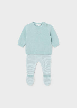 Mayoral - Komplet półśpiochy tricot 2-4m - Szkło