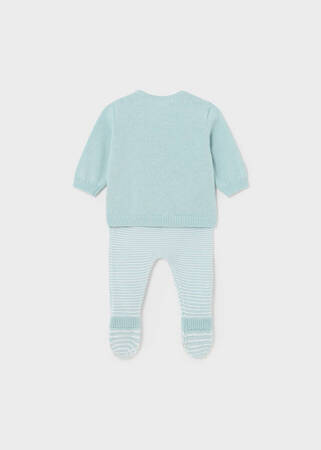 Mayoral - Komplet półśpiochy tricot 2-4m - Szkło