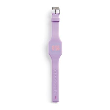 Miquelrius - Cyfrowy silikonowy zegarek na rękę - Lavender