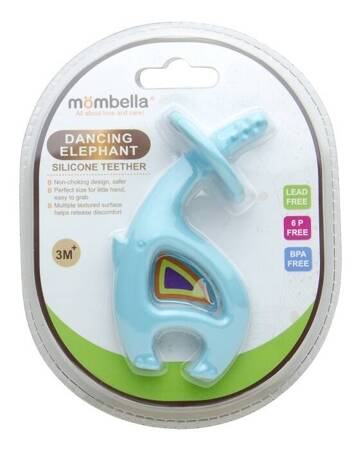 Mombella - Gryzak Dancing Elephant - Blue