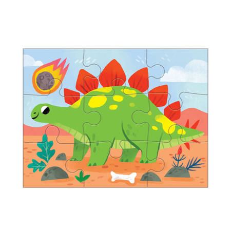 Mudpuppy Puzzle progresywne Mój przyjaciel dinozaur 4, 6, 9 i 12 elementów 2+