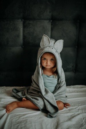My Memi - Bambusowy ręcznik rabbit - light grey