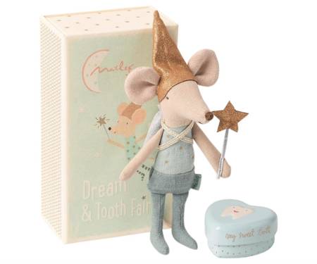 Myszka - Tooth fairy mouse in matchbox, Big brother, Maileg