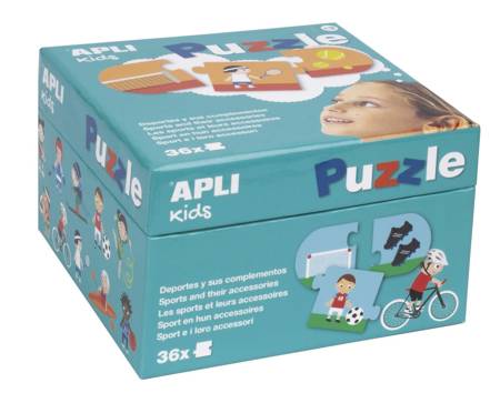 Puzzle dla dzieci Apli Kids - Sporty 3+