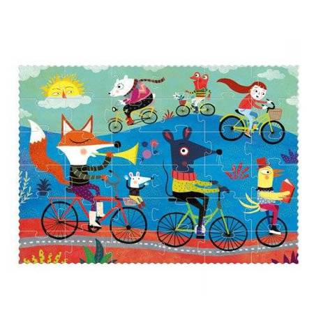 Puzzle dla dzieci, Na rowerach, Bicicletta | Londji®