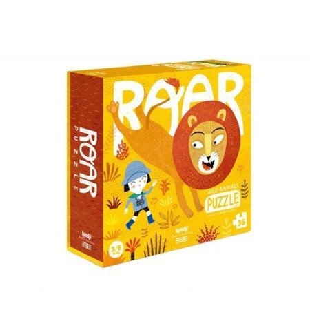 Puzzle dla dzieci Roar - dzikie zwierzęta, 36 el. | Londji®