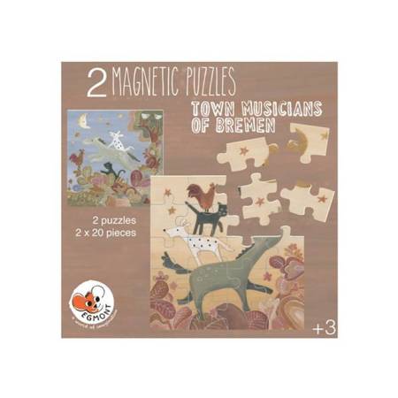 Puzzle magnetyczne Muzykanci z Bremy | Egmont Toys®