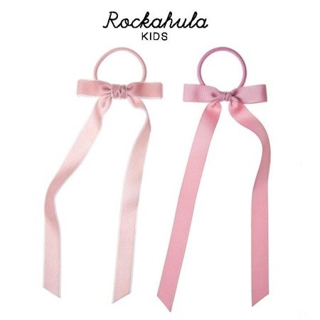 Rockahula Kids - gumki do włosów POLLYANNA VELVET Peach